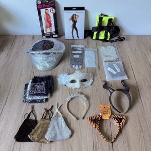 Costume Party Festival Rave Burning Man Accessories Bundle